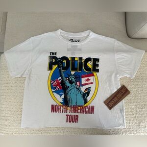 Kids White Graphic T-Shirt